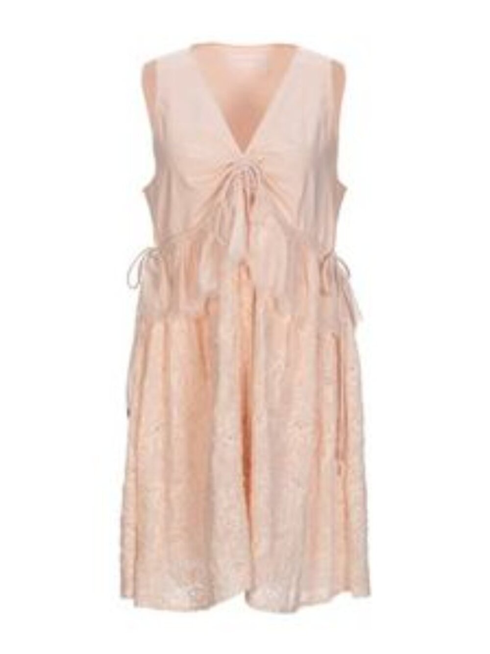 NWT See By Chloé Honey Nude Lace Cotton/Silk Dress Size 36 FR / 4 US